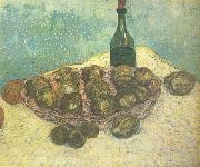 Still life:Bottle,Lemons and Oranges (nn04) Vincent Van Gogh